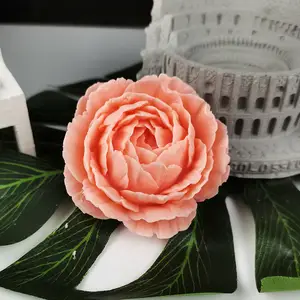 Peony Flower Silicone Soap Molds Soap Molds for Soap Making Silicon Molds  for Soaps DIY Craft Handmade Soap Candle Plaster Resin Mould (14165)