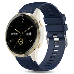 Elegant 18mm Silicone Watch Strap for 18mm (Midnight Blue)
