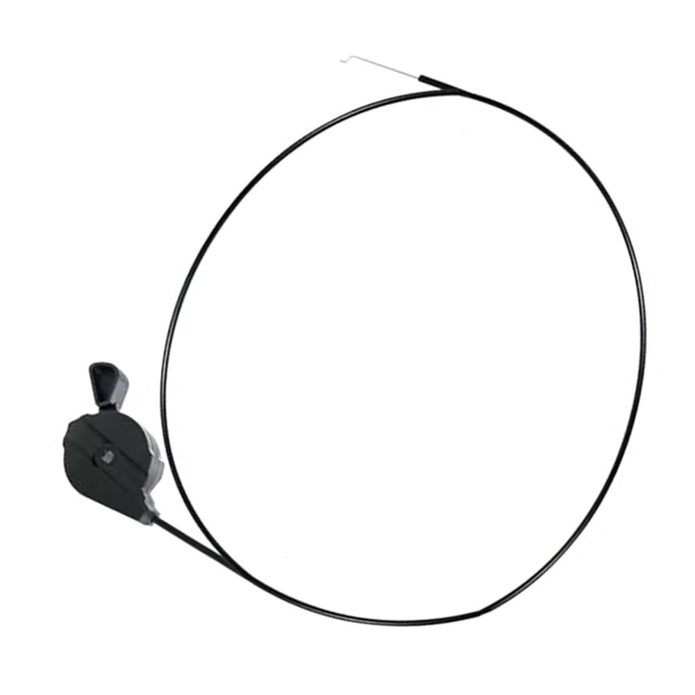 72 Inch Throttle Cable for Lawn Mowers Black Replacement Control Line Compatible with For most Push and Riding Mowers
