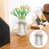 Retro Milk Bottle Vase Room Dried Flower Container Flowerpot Vintage Pitcher with Handle Iron 2