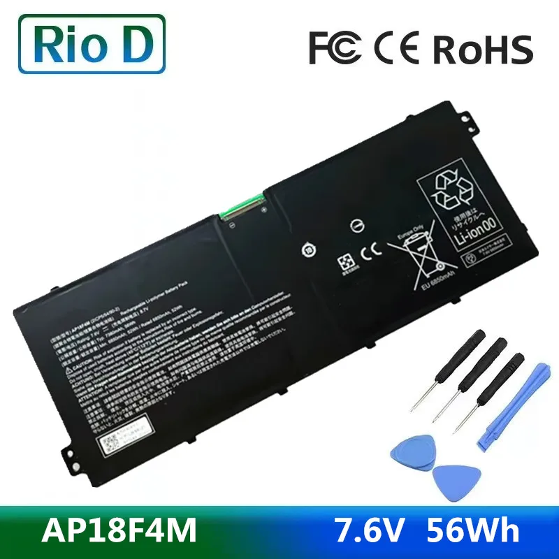 

AP18F4M Battery For Acer Chromebook 714 715 CB714-1W 30W0 37JH 52QC P69Z CB715-1WT 39HZ 53EU 59YQ P5MG P4Y6 Spin 7 SP714-61NA