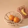 Brief Nordic Resin Hollow Fruit Tray Home Living Room Desktop Plate Snack Bowl Crafts For Shop House Cafe Festival Decoration 5