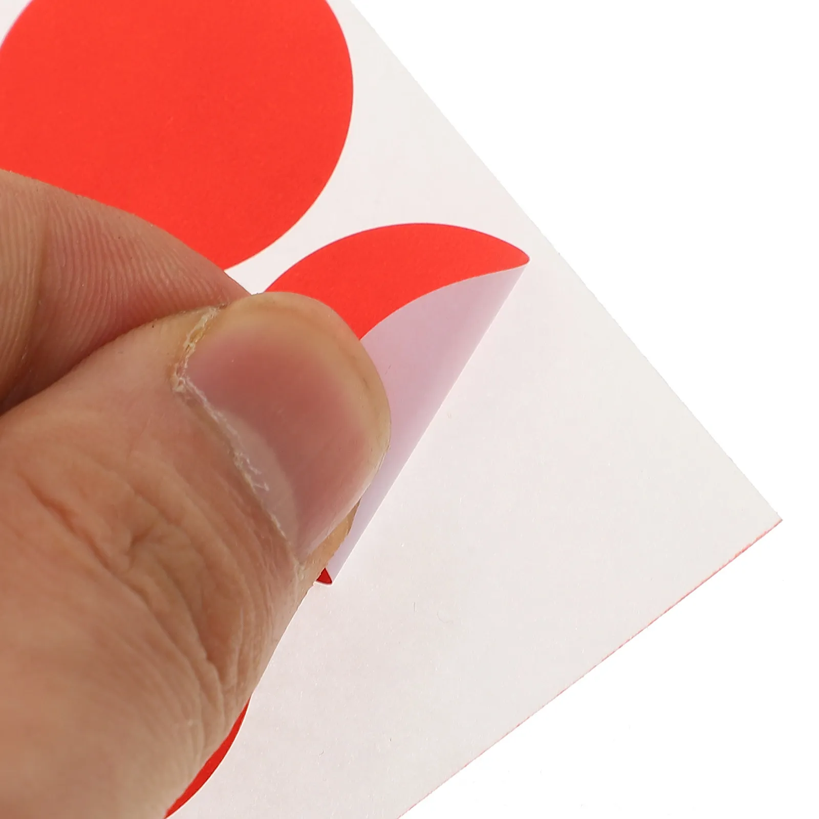 10장 빈 컬러 스티커 도트 스티커 식품 용기용 작은 원형 라벨 스티커 재사용 가능한 보관 컬러 코딩