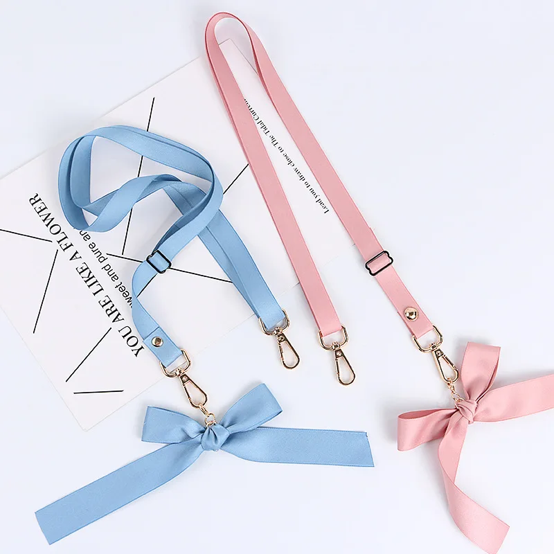 Bow Mobile Phone Lanyard Slung Strap For Women, Backpack Neck Adjustable Bag Shoulder Strap Cell Phone Case Lanyard