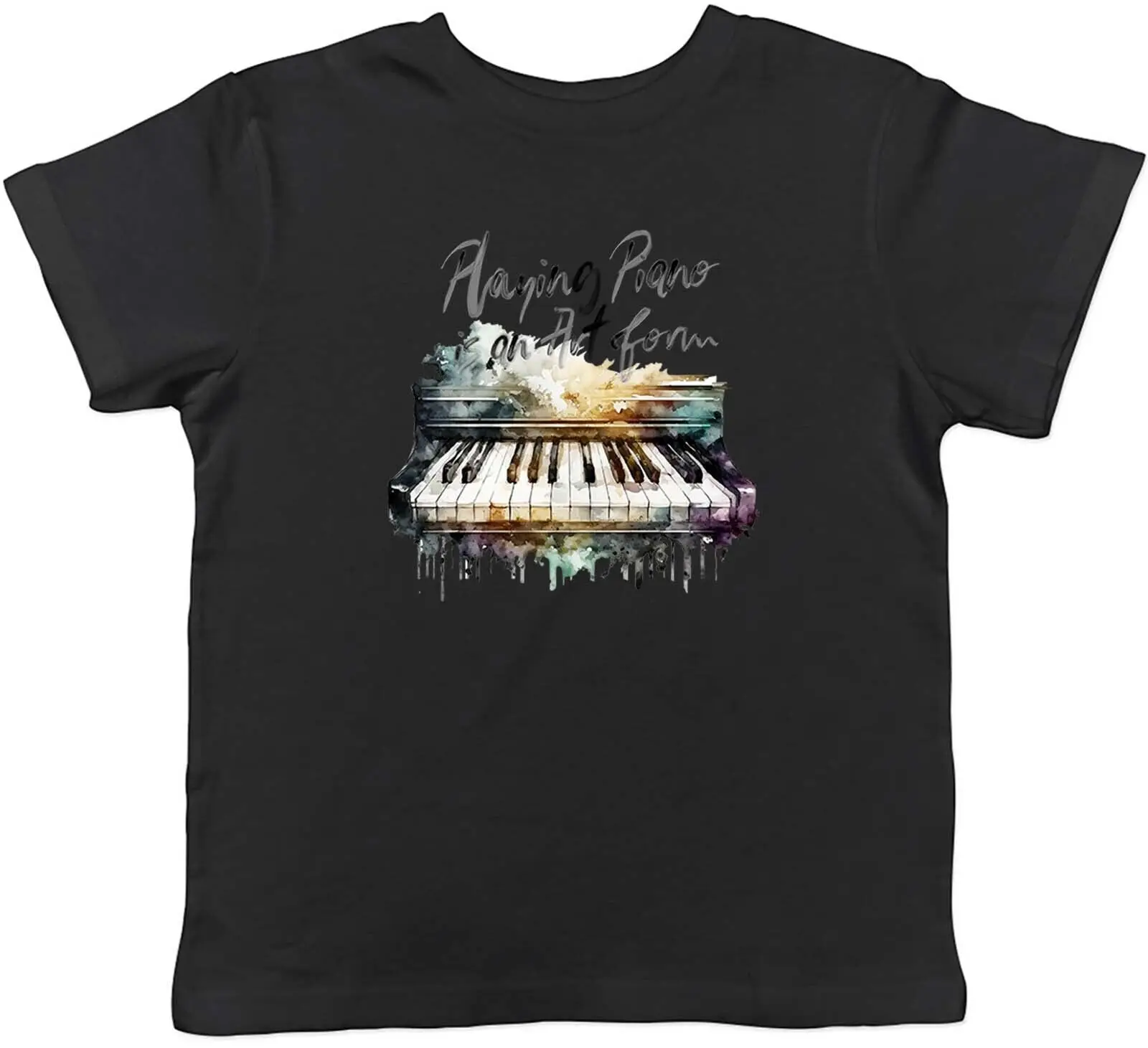 La Maglietta Per Bambini Del Pianoforte È Un Regalo Per Ragazze Dei Ragazzi Dei Bambini Della Canzone Della Melodia Della Musica Artform
