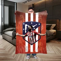 Atlético Madrid Logo Blankets & Throw Blanket Sofa Hairy Blankets for Bed Thin Wadding Blanket King Size Microfiber Bedding Knee 1