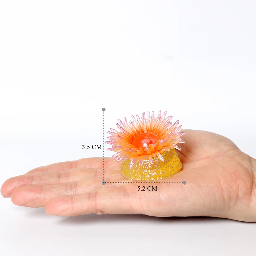Realistic Coral Sea Anemones Educational Miniature Collection