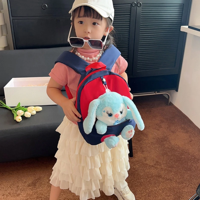 Personalised Plush Unico rn Stuffed Animals Backpack with Removable Stuffed Plush Toy Animals Backpack for Girls 3