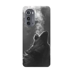 Leaf Patterned Panda Soft Silicone Phone Case with Protective Bumper for Moto Edge 2022 (11)
