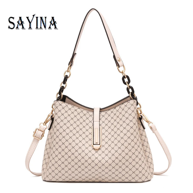 

New Fashion Bucket Bag Women Luxury Designer Shoulder Crossbody Bag Large Capacity Ladies Handbag PU Leather Small Shopping Bags