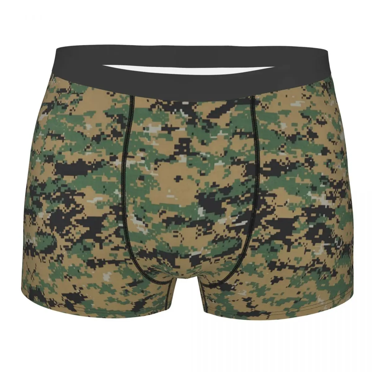 

MARPAT Camouflage Underpants Homme Panties Male Underwear Ventilate Shorts Boxer Briefs