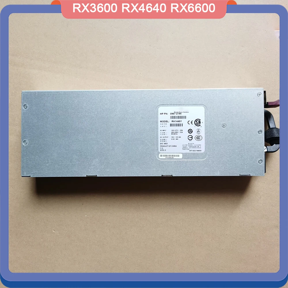 Power Supply for RX3600 RX4640 RX6600 1600W 0957 2198 0957 2320 RH1448Y Fully Tested