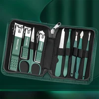 Ensemble de manucure en acier inoxydable, Kit de beauté Portable avec coupe-ongles, ciseaux, limes, outils idéaux pour coupe-ongles, 6/9 pièces 3