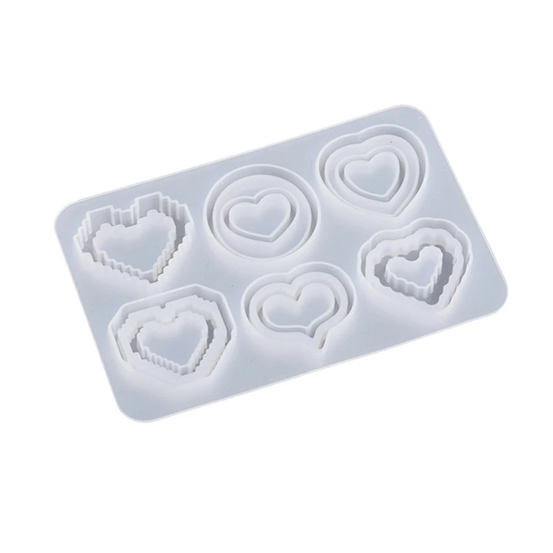 SALE!US Stock!2 Part Heart Resin shaker mold, Star Silicone mold,Flowe –  FunYouFunMe