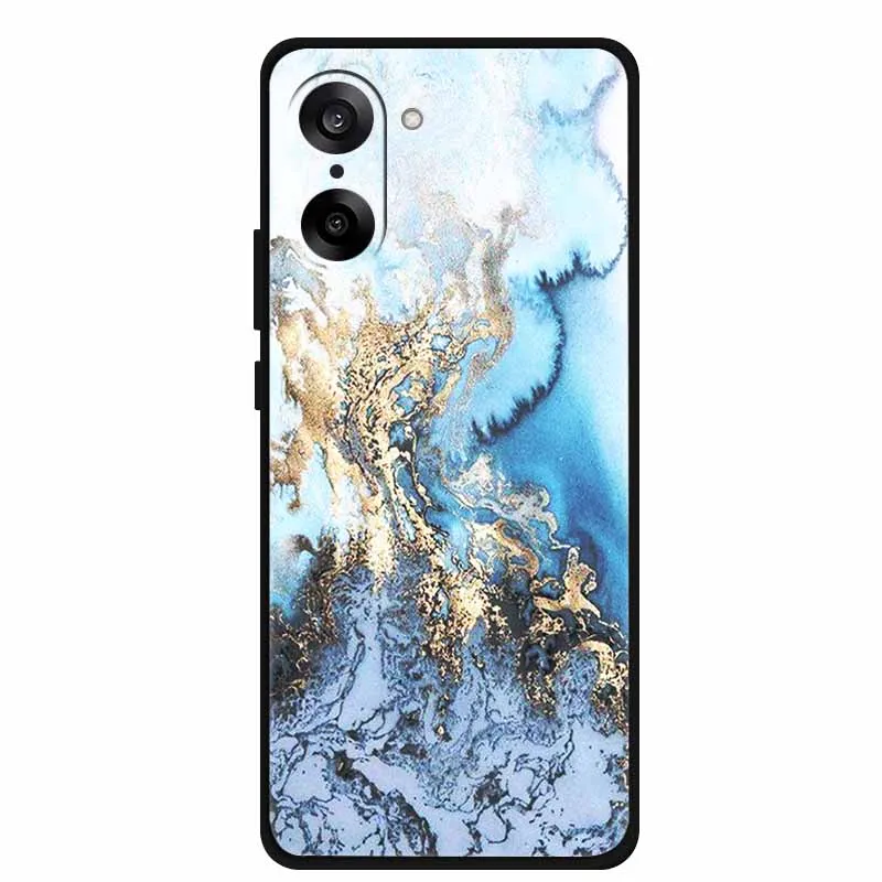 Sleek Black Soft Silicone Shockproof Phone Case