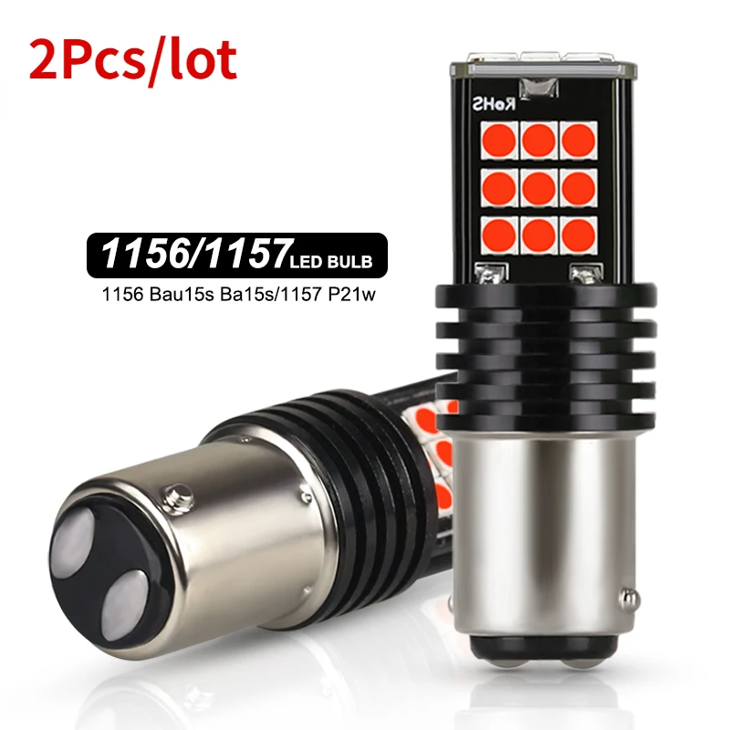 High-Performance LED Car Signal and Brake Light - Red