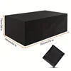 120 Size Outdoor Garden Patio Furniture Cover Dust Cover Outdoor Double Sofa Cover Rectangular Protective Cover 3
