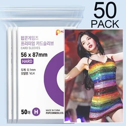 HD Clear Kpop Album Photo Card Sleeve Film Anti-scratch Transparent Protector DIY Korean Star Card Cover Ultra Thin Protectors