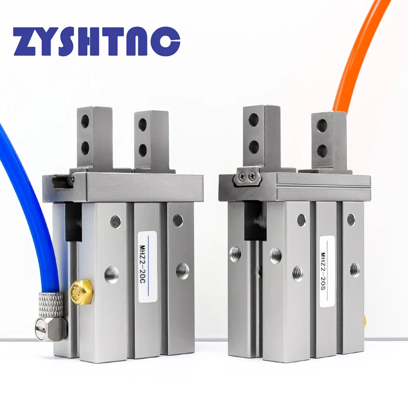 SMC 유형 공기 공압 병렬 그리퍼 MHZ2-10D 6D MHZ2-16D MHZ2-20D 32D 40D S C 알루미늄 클램프 손가락 실린더