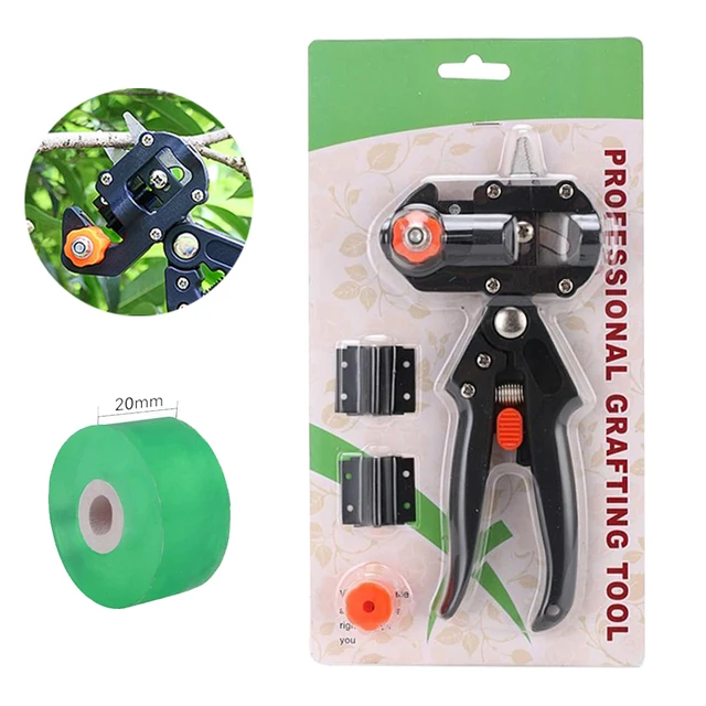 Garden Grafting Pruner Professional Farming Pruning Shears Grafting Scissor Tree Vaccination Secateurs Pruning Cutting Knife