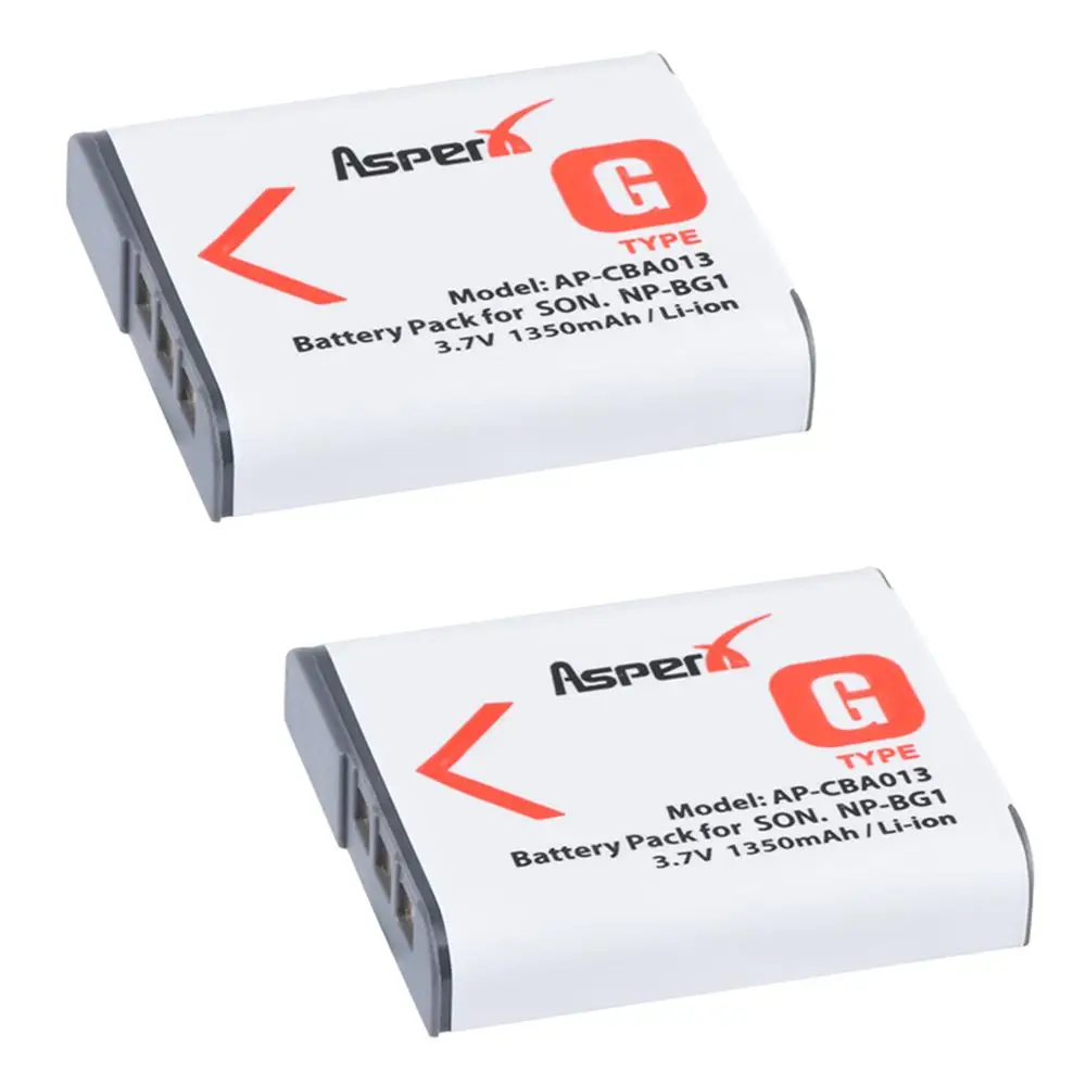 2Pc Np-Bg1 Np Bg1 Npbg1 Batteria Bateria Per Fotocamera Per Sony Cyber-Shot Dsc-H3 Dsc-H7 Dsc-H9 Dsc-H10 Dsc-H20 Dsc-H50 Dsc-H55 Dsc-H70