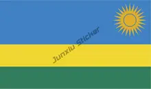 

Creative Rwanda Decals Rwanda Flag Decal Sticker Rwanda Map Styling Premium Quality Vinyl Waterproof Scratch-Proof Exterior