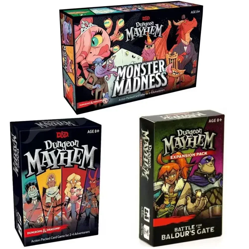 Baldur's Gate Dungeon Mayhem Board Card Game