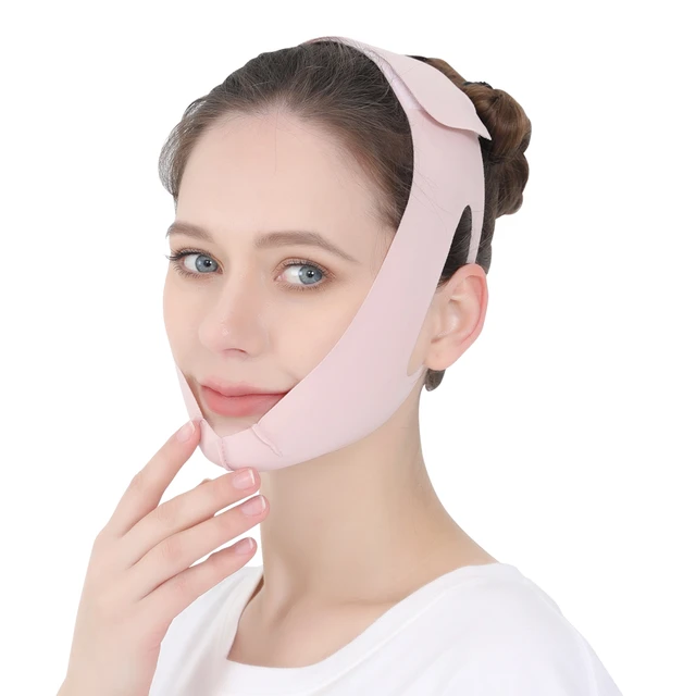 V Face Lifting Bandage High Elastic Double Chin Removal Strap For Home -  AliExpress