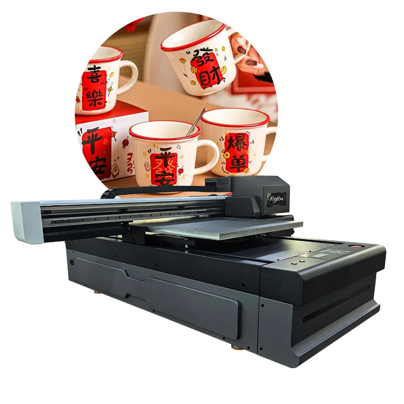 UV 평판 A1 잉크젯 프린터 6090 (엡손 XP600 프린트 헤드 장착) 유리, 아크릴, 목재, 플라스틱, 금속, PVC, 플렉스 인쇄 기계