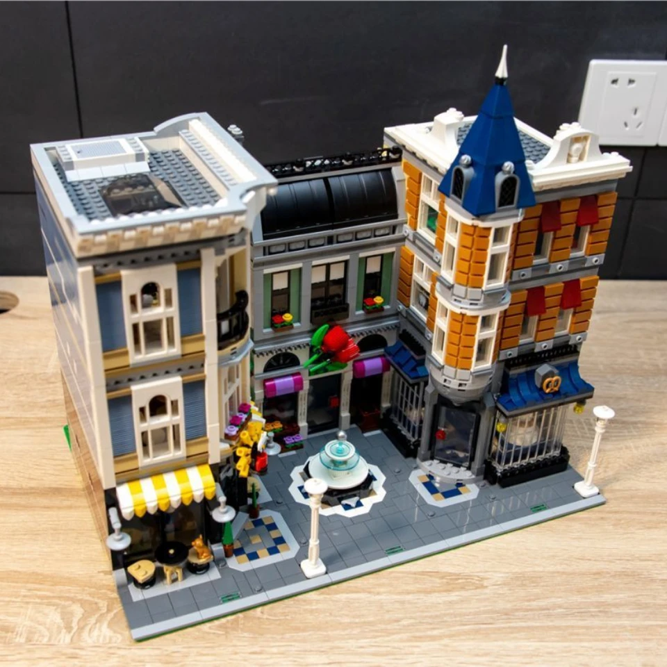 Street View Creative Model Building Blocks Set