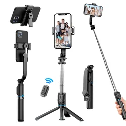 Extendable Selfie Stick with Tripod & Wireless Remote - 42 Length (Black)