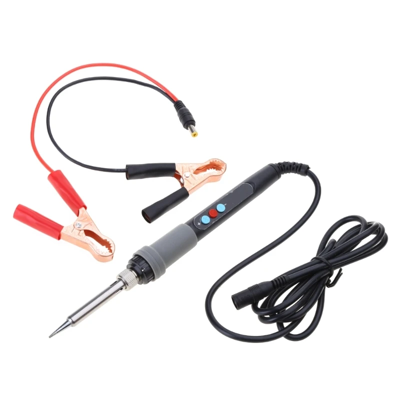 

LCD Electric Soldering Iron DC12V-24V 18-72W Imported PTC Heating Rapid