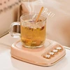 Electric Coffee Mug Warmer Cup Heating Pad Milk Tea Warming Coaster 3 Speed Constant Temperature Home Office Thermostatic Mat 1