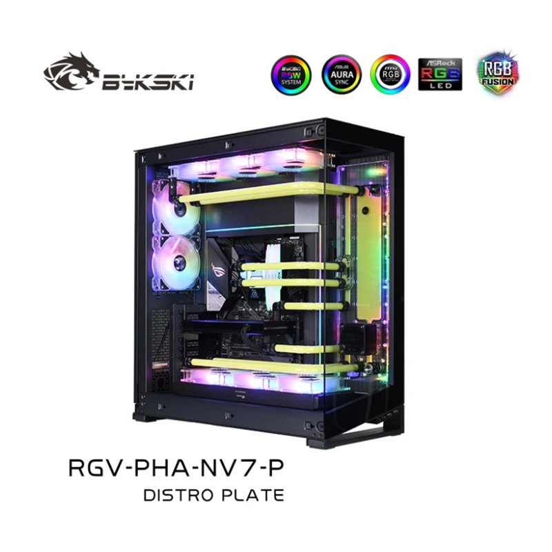 Bykski Acrilico Distro Plate /Board Cooler Solution Per Phanteks Nv7 /Kit Per Cpu E Gpu Block/Invece Serbatoio