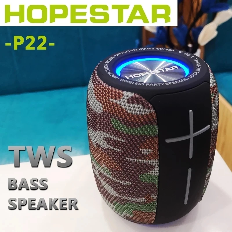 Беспроводная Bluetooth-Колонка HOPESTAR P22 водостойкая IPX6 | Электроника