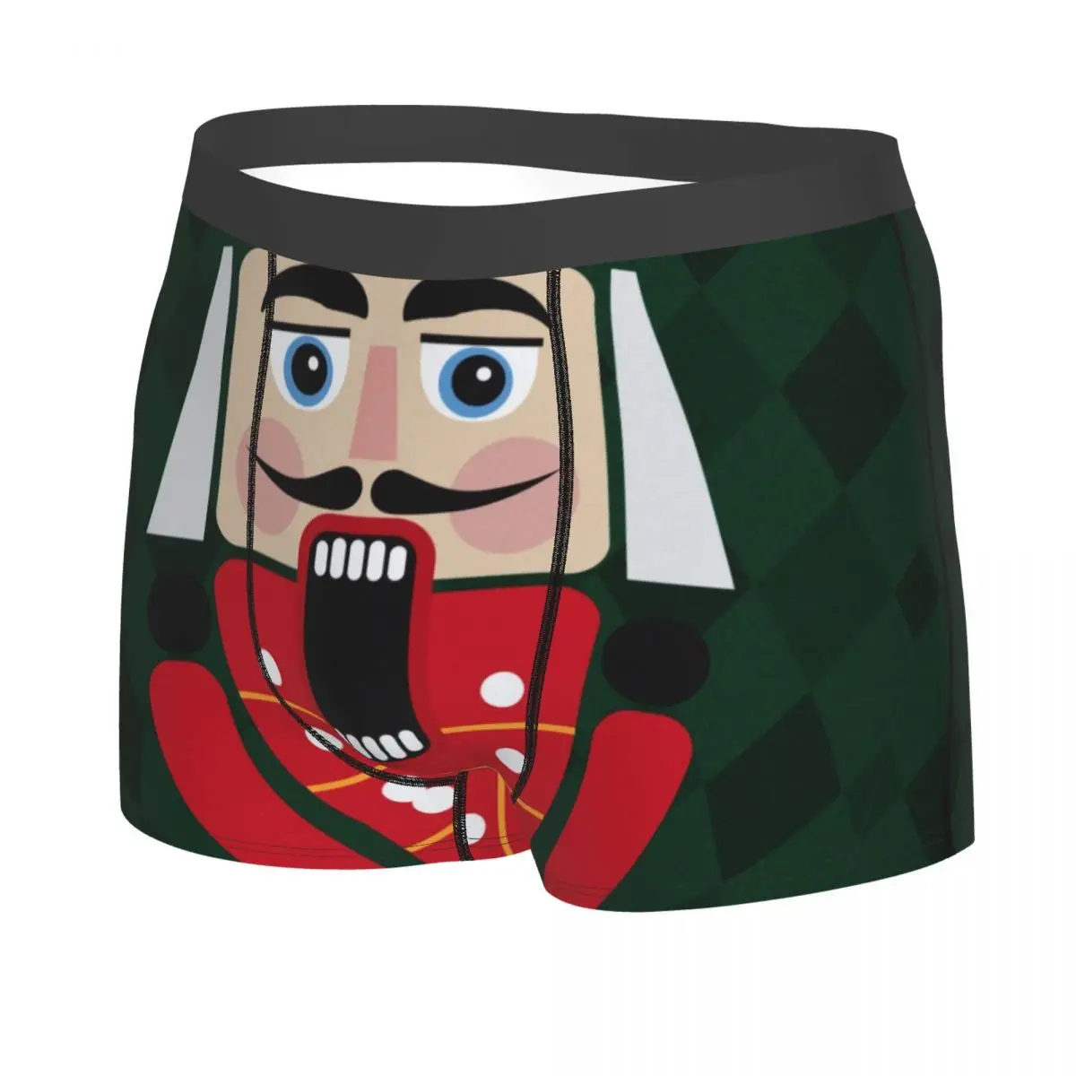 Custom Nutcracker Doll Underwear Male Sexy Print Soldier Christmas Gift Boxer Shorts Panties Briefs Breathbale Underpants 2