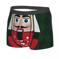 Custom Nutcracker Doll Underwear Male Sexy Print Soldier Christmas Gift Boxer Shorts Panties Briefs Breathbale Underpants 2