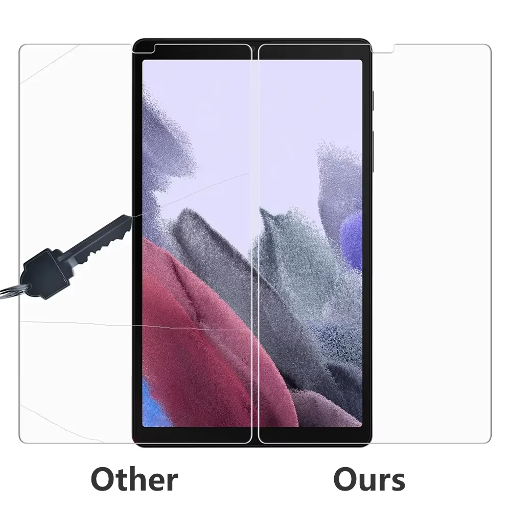 2-Pack HD Tempered Glass Screen Protector for 8.7-Inch Tablets - Anti-Scratch Protective Film