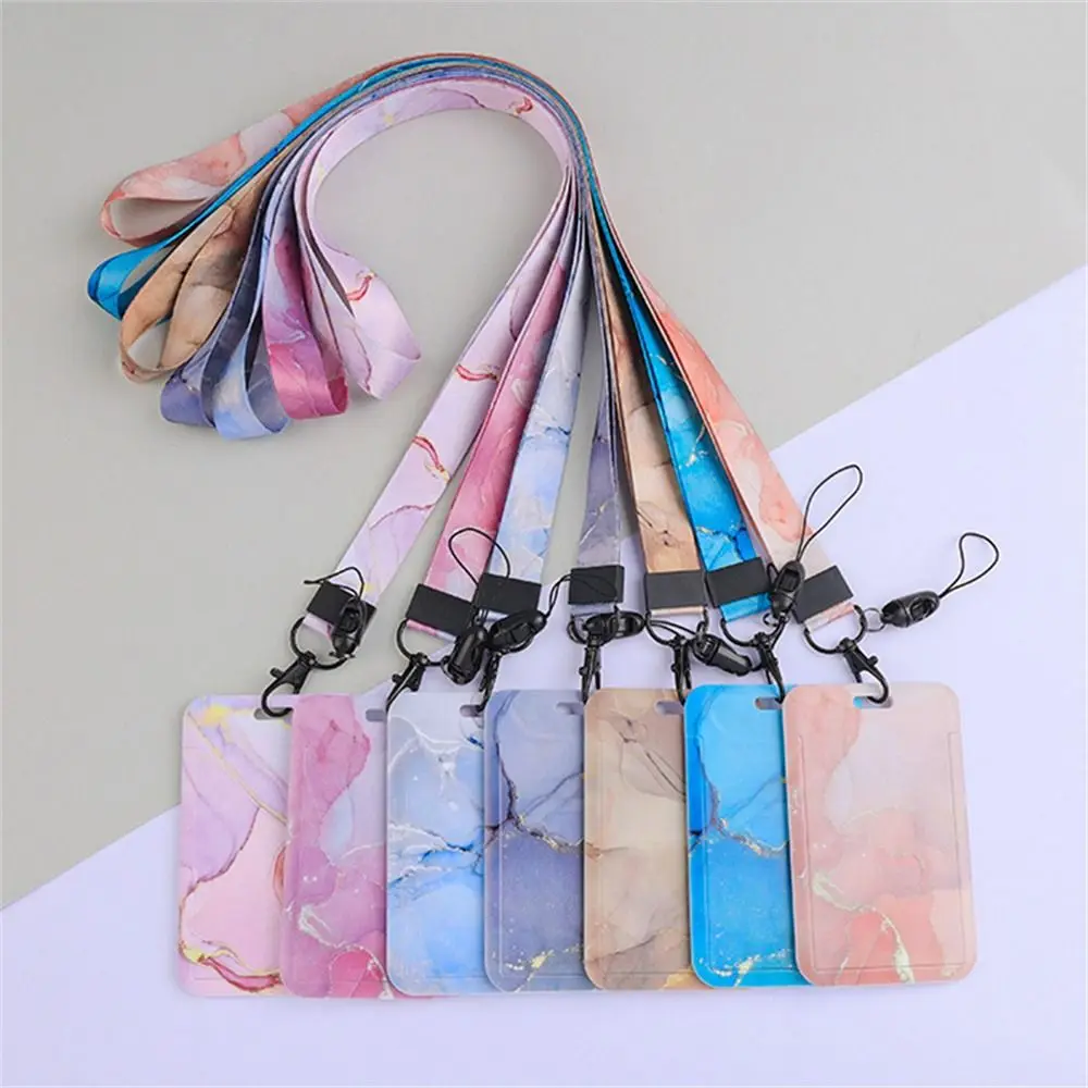 Office Supply Credit Card Pass Card Student Men And Women Lanyard Card Holder ID Card Holder Card Straps Credential Holder