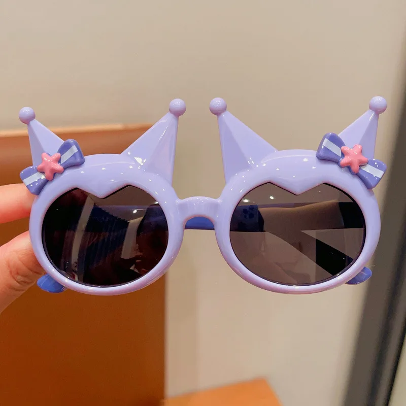 Children Sunglasses Cartoon Kuromi Outdoor Travel Eyewear