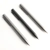 Metal Ballpoint Pen Retractable Signature Pen Crest Style Metal Housing Black Blue Ink Medium Point 0.7mm Color Black Grey 6