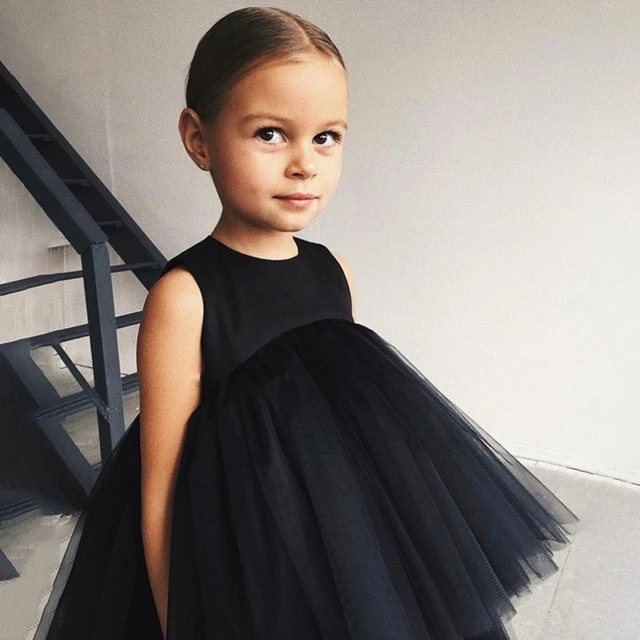 2-7 ans enfant en bas âge enfant fille princesse robe dentelle Tulle  mariage fête d'anniversaire Tutu robe Pageant enfants vêtements 