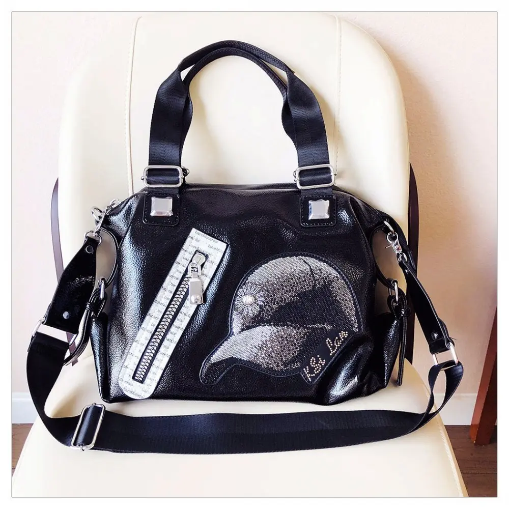 

New Brand Women Handbags Luxury Designer Diamond Crossbody Bag Fashion Sequin Female Messenger Bags Shoulder Bag Ladies Big Tote