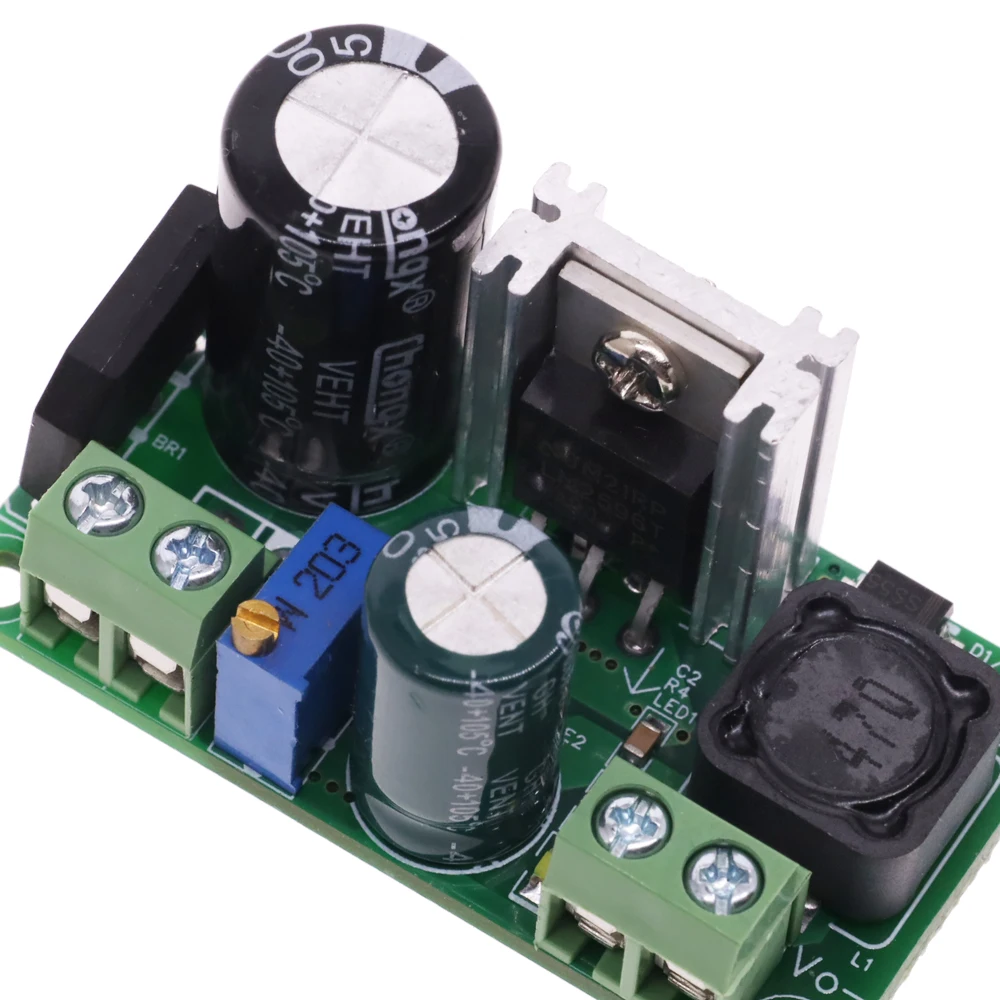 LM2596HV AC/DC to DC Buck Step Down Converter Power Supply Module LM2596 3v 3.3V 5V 6V 9V 12V 15V 24V AC 5V-30V, DC 5V-50V