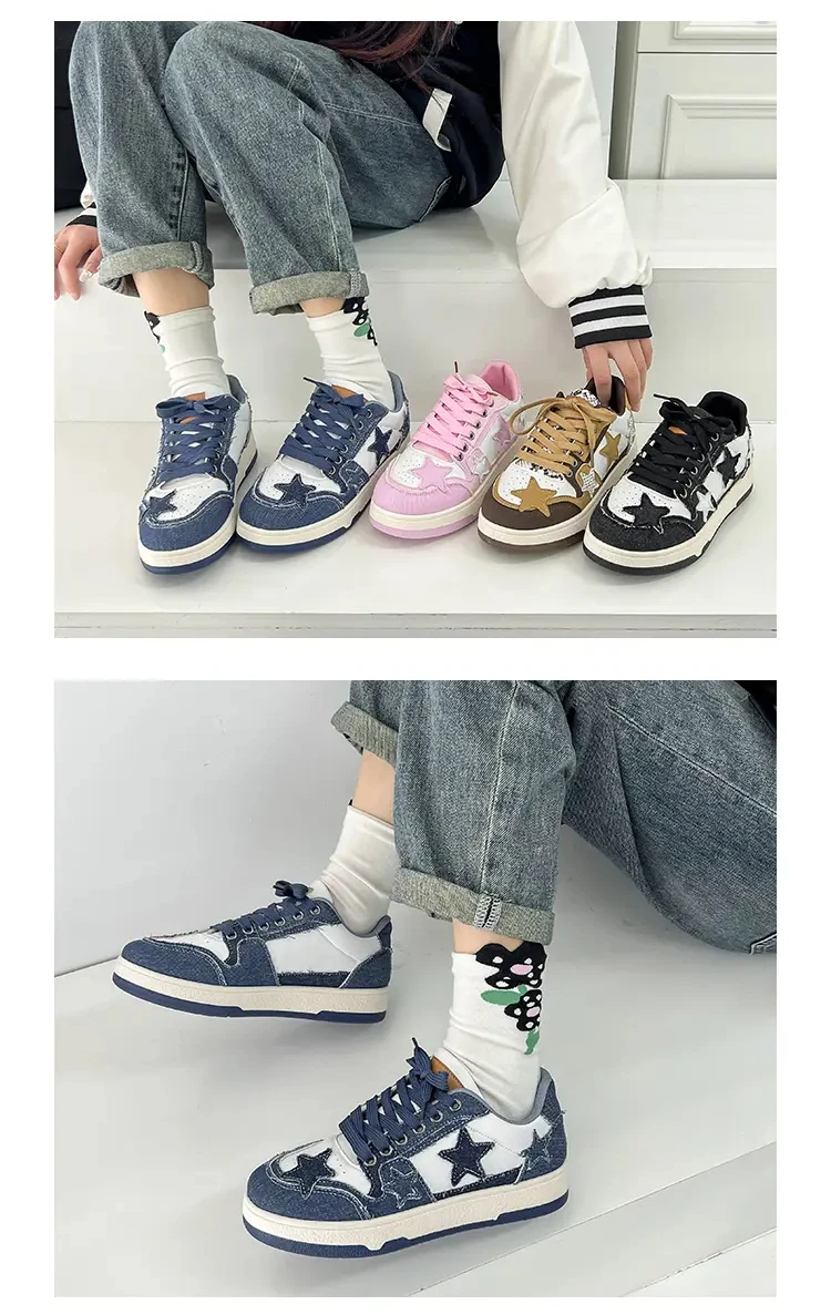 Unisex Retro Punk Hip-hop Sneakers