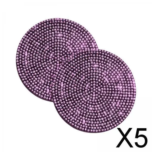 

5x2x Car Cup Holder Coaster Sparkling Rhinestone Luxury for Women Men
