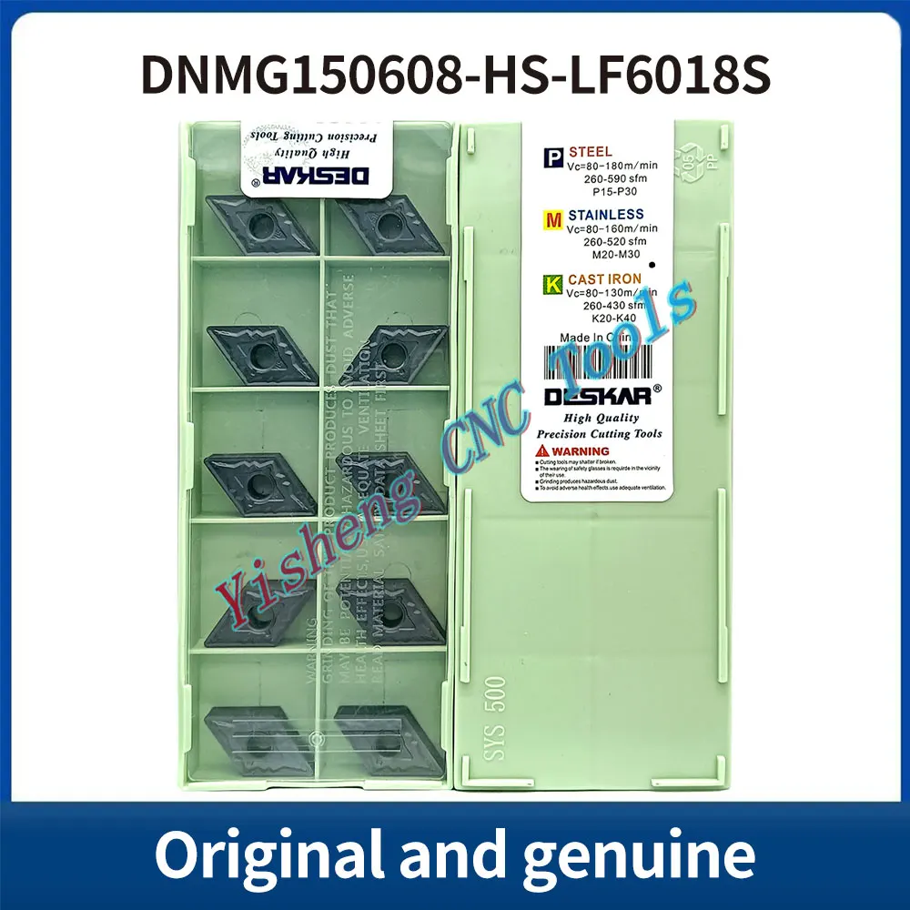 DESKAR 100% 오리지널 DNMG150604-HS DNMG150608-HS DNMG150608-HA LF6018 LF6118 LF6018S CNC 절삭 공구