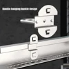 LAOA 1PC Storage tool hanger, square hole hook, hole plate, wrench holder, screwdriver holder, hardware tool display accessories 4