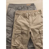 Casual Men's Straight Leg Multi-Pocket Workwear Pants Loose Fit Comfortable Multifunctional Trousers for Various Occasions