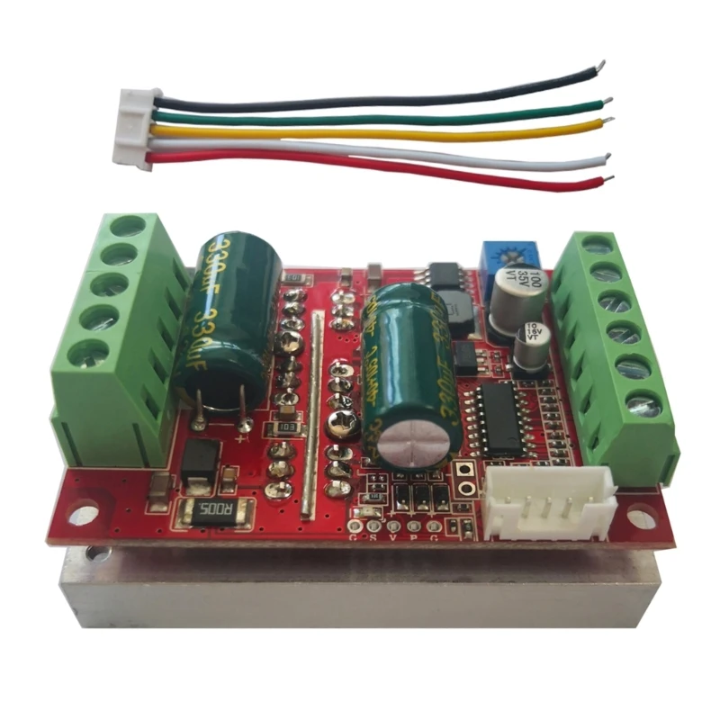 

Industrial Grade 350W 6-60V PWM Brushless Electric Motor Speed Controller with Motor Board Highpower Metal